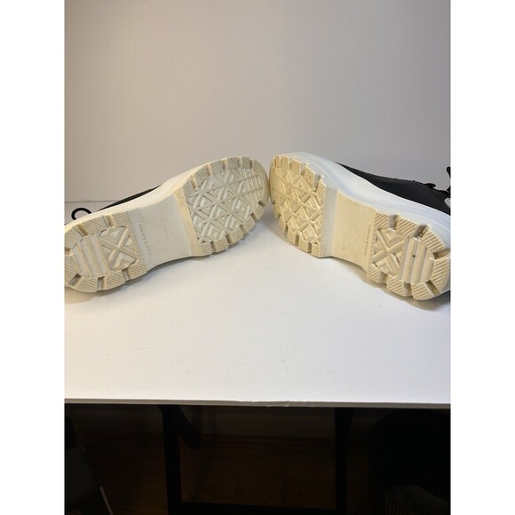 Converse Women's Chuck Taylor Lugged Hi Black leather & Gore-Tex Boots Size 9.5 - Picture 6 of 9